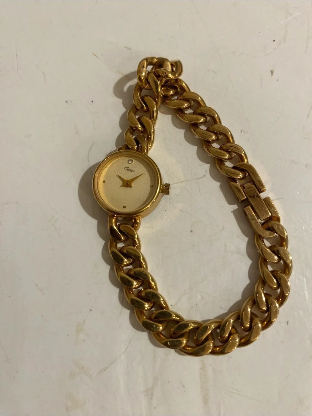 Timex Stainless Steel Goldtone Watch (Needs battery) (RR)